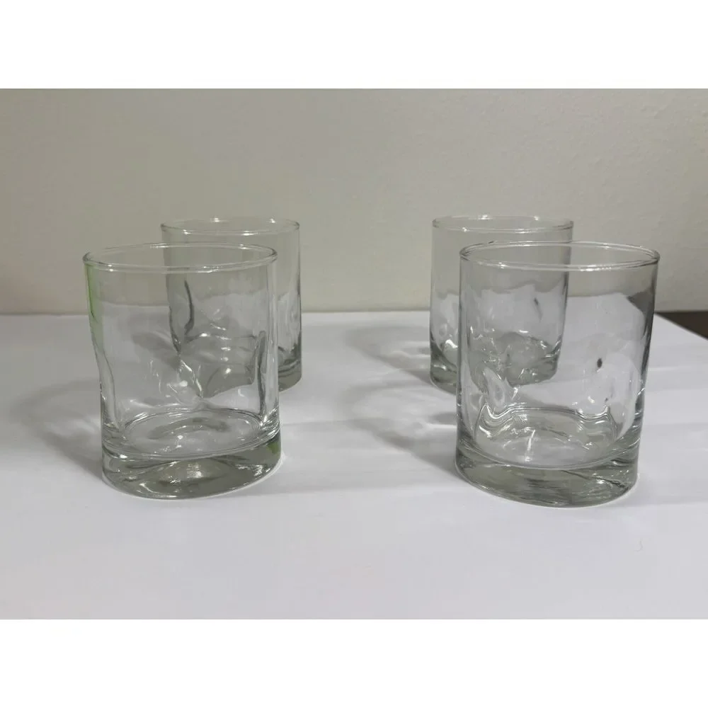 Libbey Intuition 11.75‎ Ounce Double Old-Fashioned Glass Set 4 Cocktail Glasses